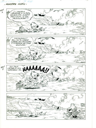Boule et Bill, "Monstre marin"